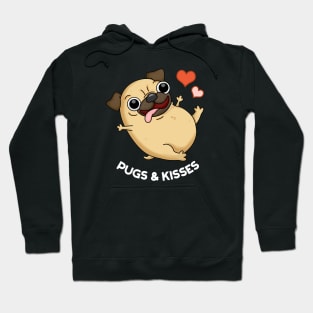 Pugs & Kisses Funny Dog Pun Hoodie